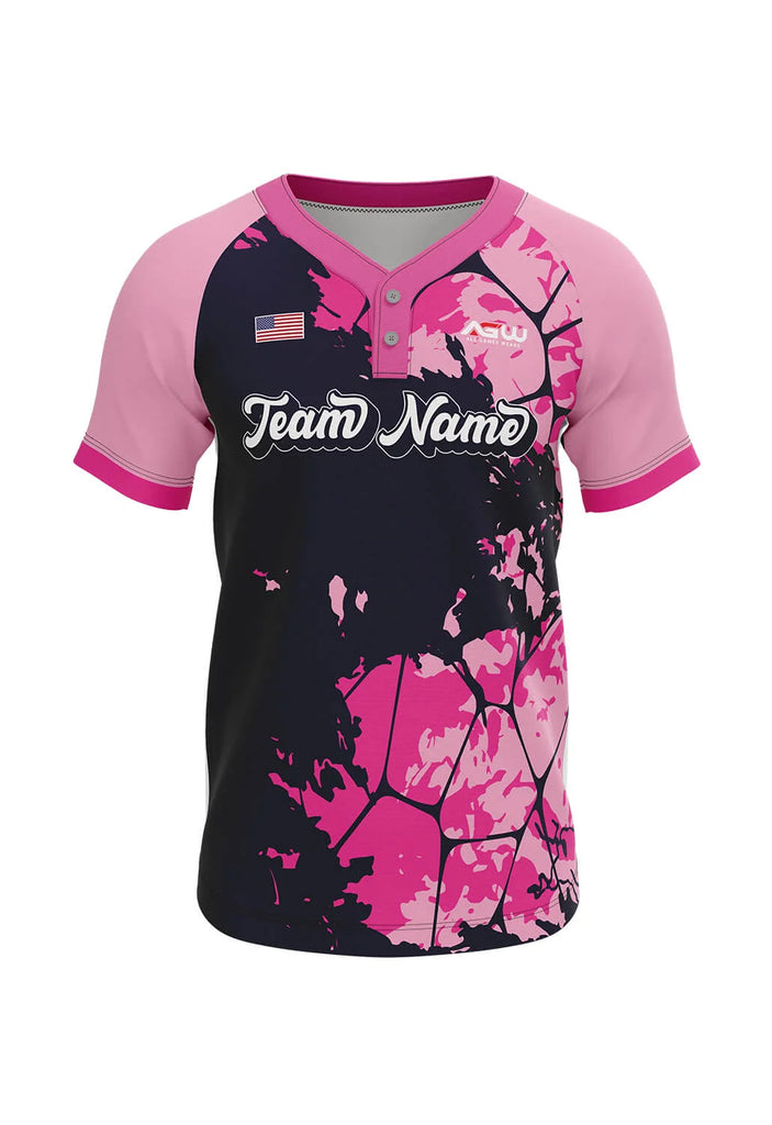 Softball Two Buttons #7