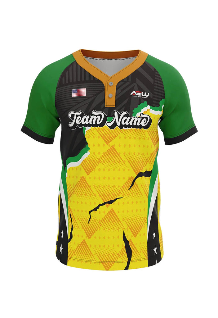 Softball Two Buttons #5