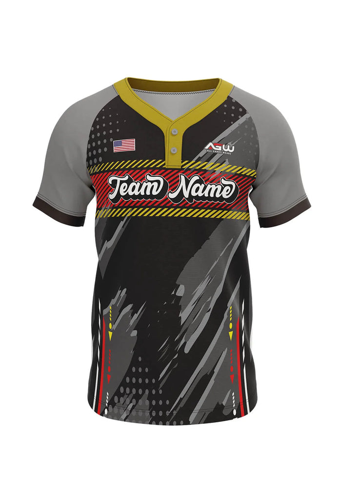 Softball Two Buttons #4